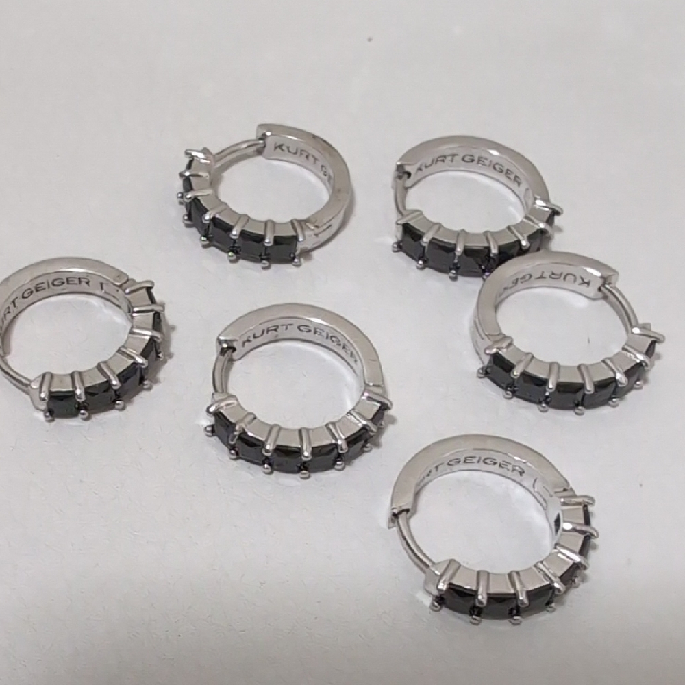 Kurt Geiger Silver Hoop Earrings